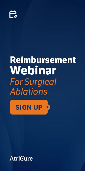 Sign up: Reimbursement Webinar for surgical ablation